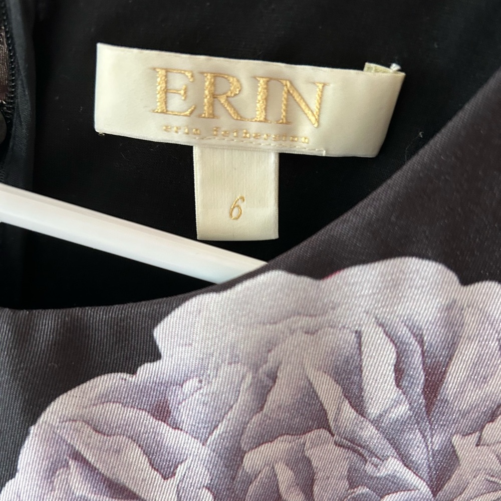 Tippy Rose Floral Garden Party Mini Party Dress - Picture 3 of 3